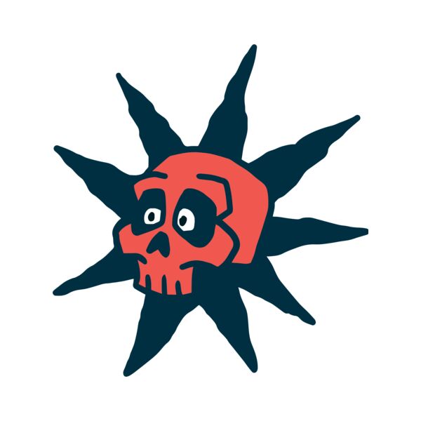 Elements Skulls logo template 52 Miniaturansicht