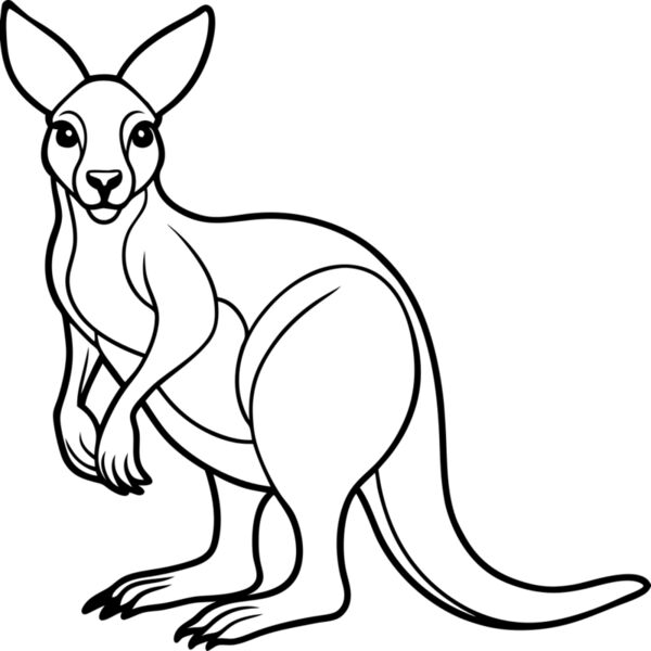 Kangaroo   Clipart 2 Miniaturansicht