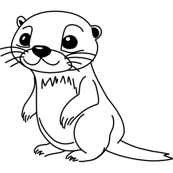 Otter   Clipart 1 Miniaturansicht