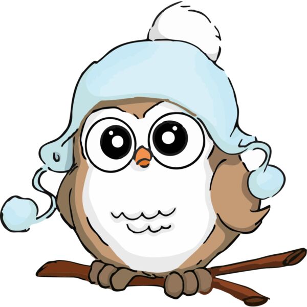 Eule Mütze Comic Miniaturansicht